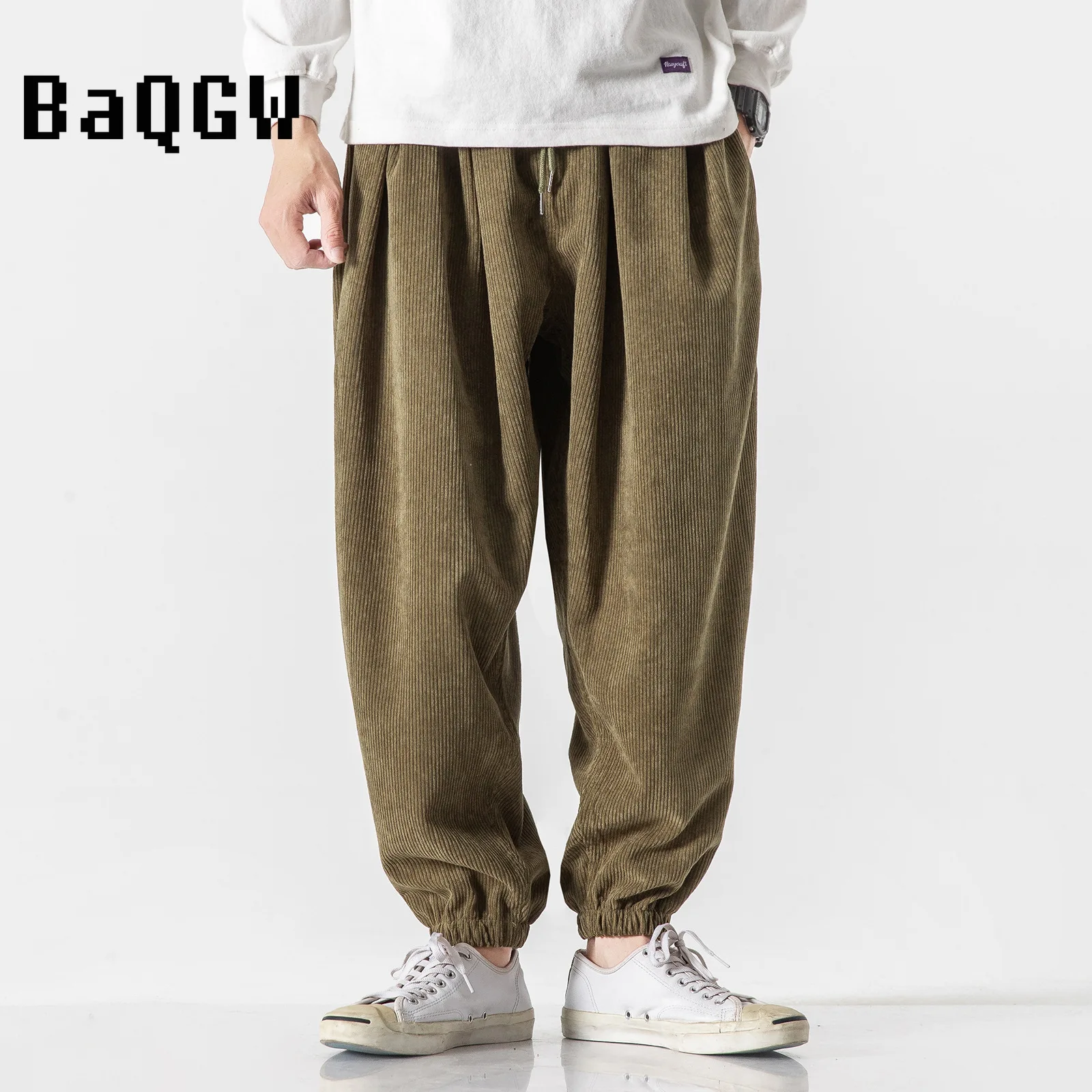 Autumn Winter New Men's Loose Plus Size 5XL Corduroy Casual Pants Hip Hop Men's Fashion Joggers Sportswear Solid Harem Trousers
Autumn Winter New Men's Loose Plus Size 5XL Corduroy Casual Pants Hip Hop Men's Fashion Joggers Sportswear Solid Harem Trousers