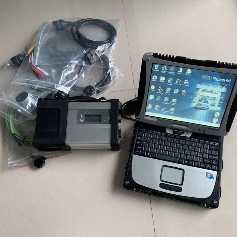 super mb star c5 sd connect with software 2019.09 newest hdd install in cf19 touch screen laptop full set diagnosis ready to use
super mb star c5 sd connect with software 2019.09 newest hdd install in cf19 touch screen laptop full set diagnosis ready to use