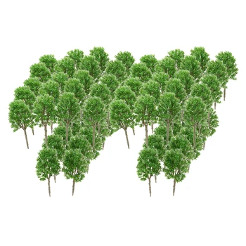 60x Plastic Green Micro Landscape Trees Train Railways SCENERY DIORAMAS 1/30
60x Plastic Green Micro Landscape Trees Train Railways SCENERY DIORAMAS 1/30