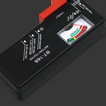 Digital Battery Tester Detector Capacity Diagnostic Tool Volt Checker For Cd 9V 1.5V Button Cell Battery Bt-168D
Digital Battery Tester Detector Capacity Diagnostic Tool Volt Checker For Cd 9V 1.5V Button Cell Battery Bt-168D