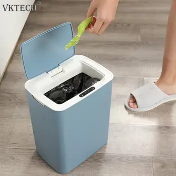14L USB Charging Intelligent Induction Trash Can Household Infrared Motion Sensor Automatic Touchless Waste Garbage Bin
14L USB Charging Intelligent Induction Trash Can Household Infrared Motion Sensor Automatic Touchless Waste Garbage Bin
