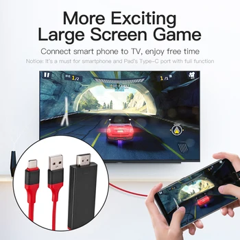 USB 3.1 to HDMI Converter Power Supply 4K Video 2m Cable Type C USB Adapter Cord for Outdoor Mobile Phone Decoration 
USB 3.1 to HDMI Converter Power Supply 4K Video 2m Cable Type C USB Adapter Cord for Outdoor Mobile Phone Decoration