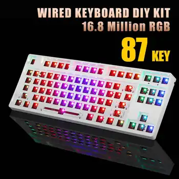 2020 HOT RGB Programmable Wired Replacable Cherry Gateron Switches Mechanical 80% keyboard DIY kit PCB Mounting Plate Case
2020 HOT RGB Programmable Wired Replacable Cherry Gateron Switches Mechanical 80% keyboard DIY kit PCB Mounting Plate Case