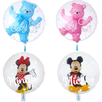 1pcs Transparent Bear Balloon Mickey Minnie Double Balloons Wedding Birthday Party Decoration Ballon Kids Toys Gift Baby Shower
1pcs Transparent Bear Balloon Mickey Minnie Double Balloons Wedding Birthday Party Decoration Ballon Kids Toys Gift Baby Shower