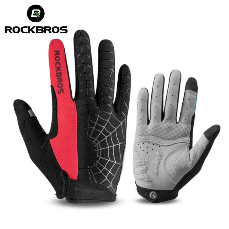 ROCKBROS велосипедные Зимние перчатки для мужчин и женщин с полупальцами дышащие