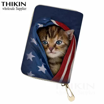 THIKIN American Animal Style Women Wallet Small Coin Pocket Men's Credit Business Card Holder Protector Organizer Clutch Bag
THIKIN American Animal Style Women Wallet Small Coin Pocket Men's Credit Business Card Holder Protector Organizer Clutch Bag
