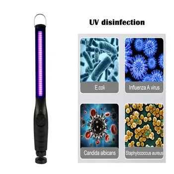 Rechargeable UV Sterilizer Light USB Ultraviolet Disinfection Stick Handheld LED UV Lamp With 30 Light Beads Disinfection Tools
Rechargeable UV Sterilizer Light USB Ultraviolet Disinfection Stick Handheld LED UV Lamp With 30 Light Beads Disinfection Tools