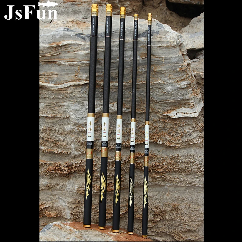 3.6M-7.2M Telescopic High Carbon Fishing Rod Portable 28 Tonal Stream Rod Ultrahard Superlight Carp Fishing Pole YG42 
3.6M-7.2M Telescopic High Carbon Fishing Rod Portable 28 Tonal Stream Rod Ultrahard Superlight Carp Fishing Pole YG42