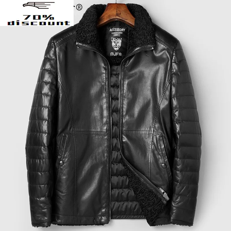 2020 New Genuine Leather Jacket Men Autumn Winter Goatskin Down Jacket Casual Coat Veste Cuir Homme 82C96222 KJ2446
2020 New Genuine Leather Jacket Men Autumn Winter Goatskin Down Jacket Casual Coat Veste Cuir Homme 82C96222 KJ2446