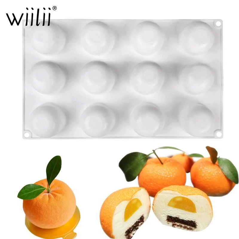 Orange Shape Silicone Molds For Mousse Cake 3D Bakeware Decoration Tools Baking Chocolate Dessert Pudding Mould Silicone Forms
Orange Shape Silicone Molds For Mousse Cake 3D Bakeware Decoration Tools Baking Chocolate Dessert Pudding Mould Silicone Forms