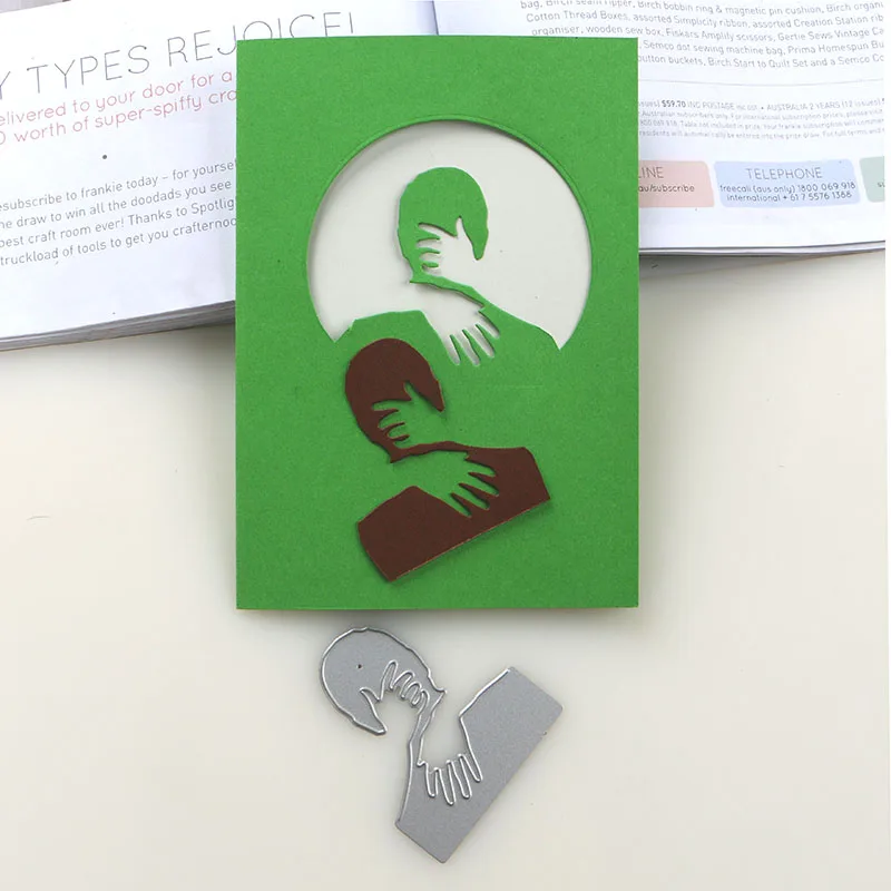 DUOFEN METAL CUTTING DIES 2019 New hug back view stencil for DIY papercraft projects Scrapbook Paper Album
DUOFEN METAL CUTTING DIES 2019 New hug back view stencil for DIY papercraft projects Scrapbook Paper Album