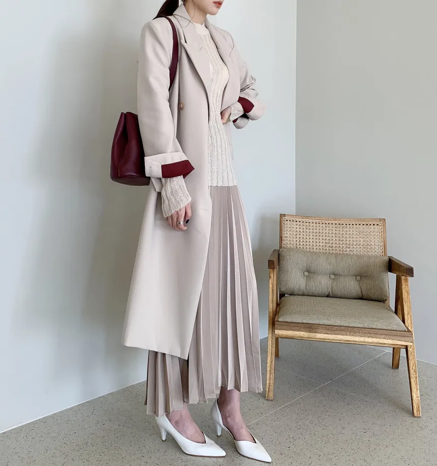 H9bf20c9968d14a439195166eccd5a1e2X Long Spring Blazer For Office Lady H9bf20c9968d14a439195166eccd5a1e2X