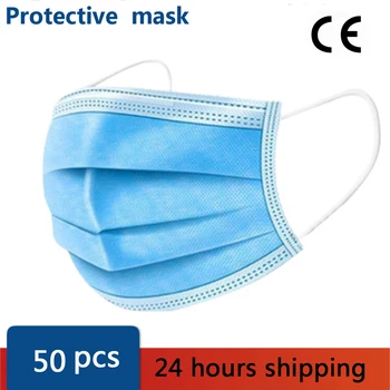 50pcs/lot Disposable Face Mask Non-Woven Three-layer Filter Unisex Masks Soft Breathable Blue Mask Dropshipping Face Mask
50pcs/lot Disposable Face Mask Non-Woven Three-layer Filter Unisex Masks Soft Breathable Blue Mask Dropshipping Face Mask