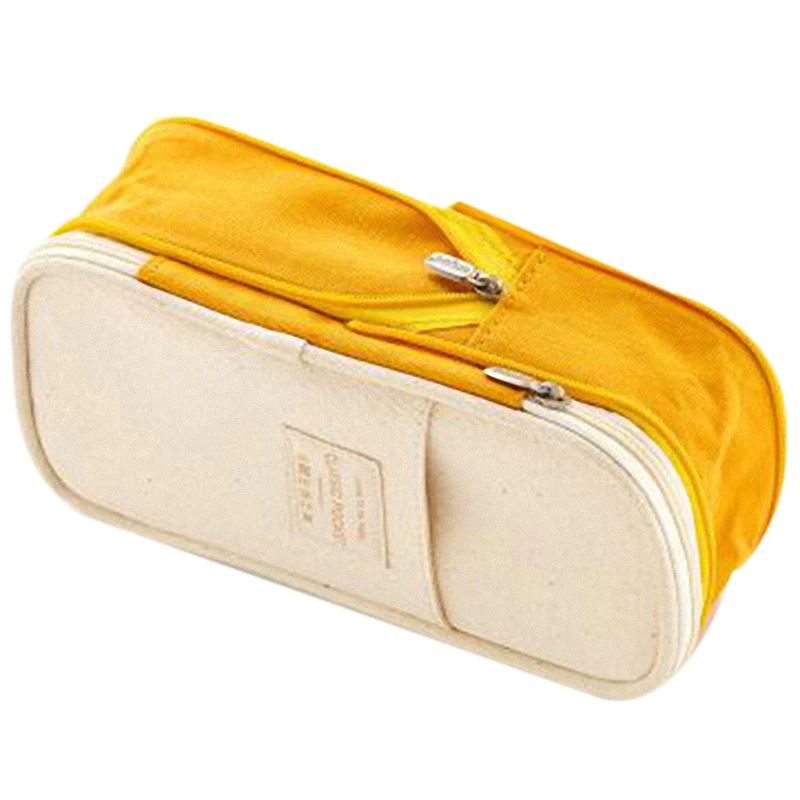 Cute Macaron Color Pencil Case Large Capacity Double Layer Canvas Pencil Bag Storage Cosmetic Bag School Stationery
Cute Macaron Color Pencil Case Large Capacity Double Layer Canvas Pencil Bag Storage Cosmetic Bag School Stationery