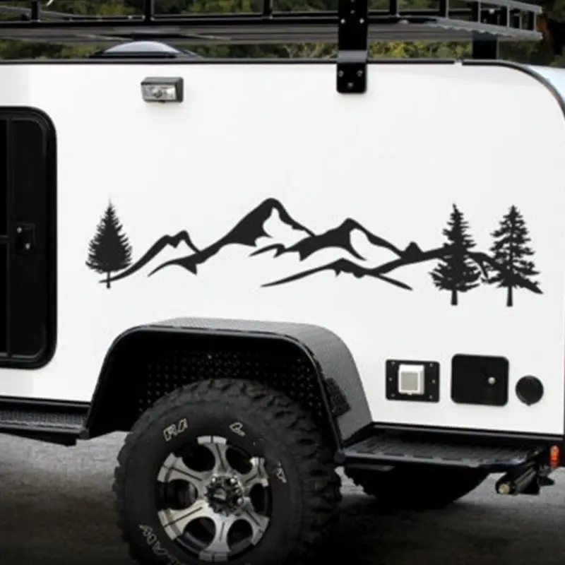 For SUV RV Camper Offroad 1pc 100cm Black/White Tree Mountain Car Decor PET Reflective Forest Car Sticker Decal
For SUV RV Camper Offroad 1pc 100cm Black/White Tree Mountain Car Decor PET Reflective Forest Car Sticker Decal