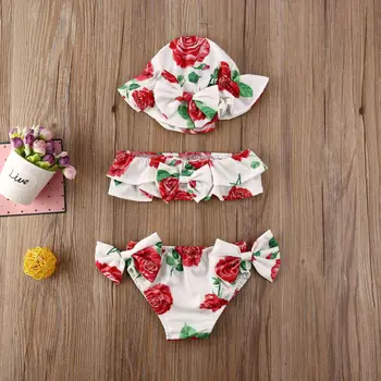 0-24 Months Newborn Girls Swimsuits 3pcs Set Summer Bikini 2020 Girls Red Blue Floral Print Swimsuit Girls Swimming Suit
0-24 Months Newborn Girls Swimsuits 3pcs Set Summer Bikini 2020 Girls Red Blue Floral Print Swimsuit Girls Swimming Suit