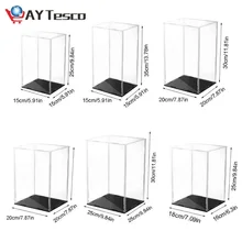 Black Base Clear Acrylic Display Case Dustproof Protection Model Toy Show Box Showcase for Action Figures Toys Collectibles
Black Base Clear Acrylic Display Case Dustproof Protection Model Toy Show Box Showcase for Action Figures Toys Collectibles
