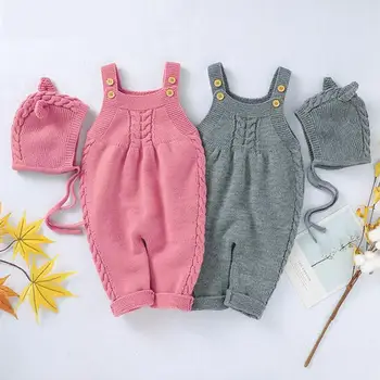 Baby Romper Autumn Winter Newborn Baby Solid Sleeveless Knitted Jumpsuit With Hat Outfit Boy Girl Infant Keep Warm Clothes Set
Baby Romper Autumn Winter Newborn Baby Solid Sleeveless Knitted Jumpsuit With Hat Outfit Boy Girl Infant Keep Warm Clothes Set