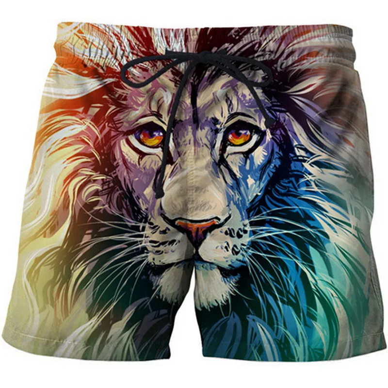 Lion Pattern Shorts Casual Loose Elastic Waist Summer Beach Shorts 3D Printed S-5XL Summer Short Trousers Special Board Shorts 
Lion Pattern Shorts Casual Loose Elastic Waist Summer Beach Shorts 3D Printed S-5XL Summer Short Trousers Special Board Shorts
