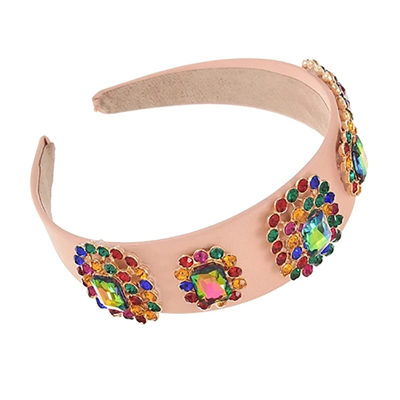 ZHINI Elegant Baroque Shiny Glass Rhinestone Headbands for Women Luxury Colorful Crystal Handmade Hair Band Wedding Jewelry Gift
ZHINI Elegant Baroque Shiny Glass Rhinestone Headbands for Women Luxury Colorful Crystal Handmade Hair Band Wedding Jewelry Gift