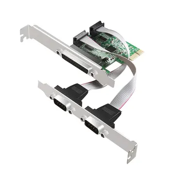 PCIE serial and parallel port card dual COM serial port printer parallel port combination card RS232 industrial control card
PCIE serial and parallel port card dual COM serial port printer parallel port combination card RS232 industrial control card