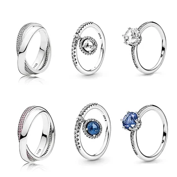 2020 High-quality S925 SWEET PROMISE, PROMISE, Transparent Bright Crown, Blue Dangling Round RING Original Women's Jewelry Gift
2020 High-quality S925 SWEET PROMISE, PROMISE, Transparent Bright Crown, Blue Dangling Round RING Original Women's Jewelry Gift