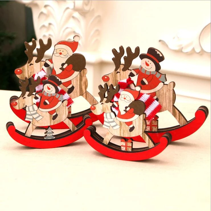 1PC 2 Sizes Wooden Santa Claus With Deer Christmas Snowman Trojan Pendants Xmas Tree Deer Ornaments Christmas Party Decoration
1PC 2 Sizes Wooden Santa Claus With Deer Christmas Snowman Trojan Pendants Xmas Tree Deer Ornaments Christmas Party Decoration