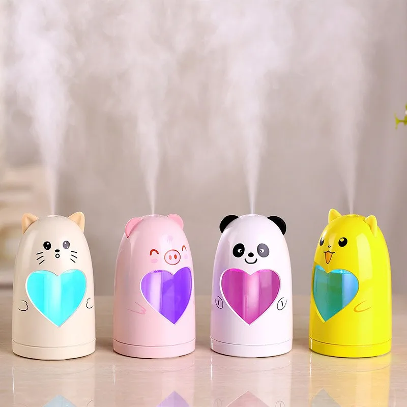 Cute Humidifier Cute Mini Desktop USB Humidifier Car Home LED Night Ultrasonic Air Humidifier Aroma Essential Oil Diffuser
Cute Humidifier Cute Mini Desktop USB Humidifier Car Home LED Night Ultrasonic Air Humidifier Aroma Essential Oil Diffuser
