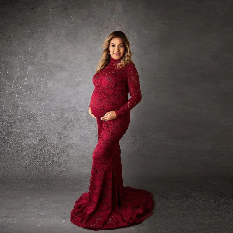 Lace Baby Shower Maternity Dress For Photo Shoot Long Fancy Pregnancy Dress Elegence Pregnant Women Maxi Gown Photography Prop
Lace Baby Shower Maternity Dress For Photo Shoot Long Fancy Pregnancy Dress Elegence Pregnant Women Maxi Gown Photography Prop
