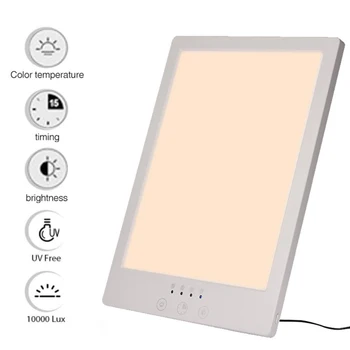 Sad Lamp Stepless Dimming Phototherapy Bionic Solar Light Touch Therapy Light Happy Lamp Depression Anti-fatigue Lamp Timed EU
Sad Lamp Stepless Dimming Phototherapy Bionic Solar Light Touch Therapy Light Happy Lamp Depression Anti-fatigue Lamp Timed EU