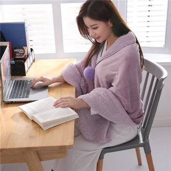 Blanket Shawl Cape Dormitory Multi-Function Lazy Blanket Lunch Break Small Blanket Cover Leg Student Flannel Shawl Blanket
Blanket Shawl Cape Dormitory Multi-Function Lazy Blanket Lunch Break Small Blanket Cover Leg Student Flannel Shawl Blanket