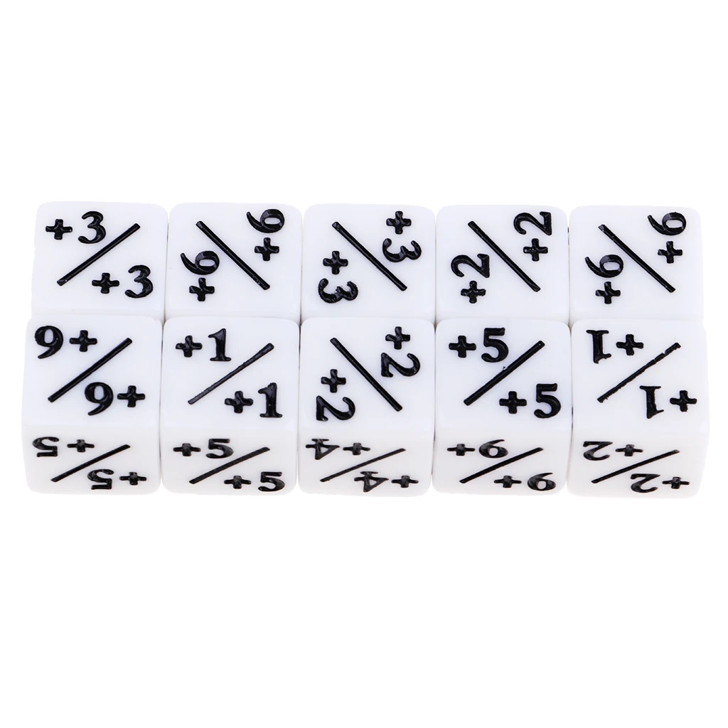 10PCS Set Dice Family Acrylic Math Fraction Dice For Methmatics Education Party Gambling Dices Game Digital Dices 10PCS Set Dice Family Acrylic Math Fraction Dice For Methmatics Education Party Gambling Dices Game Digital Dices