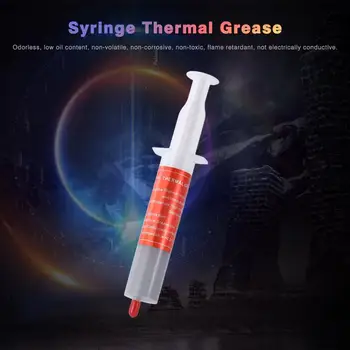 Hot Syringe Thermal Grease for CPU Heat Sink Paste Conductive Compound 30g Syringe Thermal Grease ABS Material Plaster paste
Hot Syringe Thermal Grease for CPU Heat Sink Paste Conductive Compound 30g Syringe Thermal Grease ABS Material Plaster paste