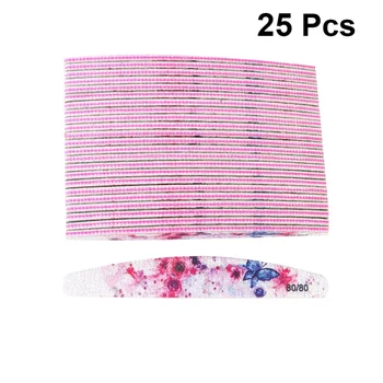 25pcs Washable Nail Files Nail Buffers Nail Polishing Grinding Sand Bar Files for Women Home (80-80) 
25pcs Washable Nail Files Nail Buffers Nail Polishing Grinding Sand Bar Files for Women Home (80-80)