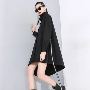 Women 2020 Spring Irregular Shirt Solid Color Long Sleeve Plus Size Sashe Shirt Dress Female Streetwear Fashion Blouses Tops
Women 2020 Spring Irregular Shirt Solid Color Long Sleeve Plus Size Sashe Shirt Dress Female Streetwear Fashion Blouses Tops
