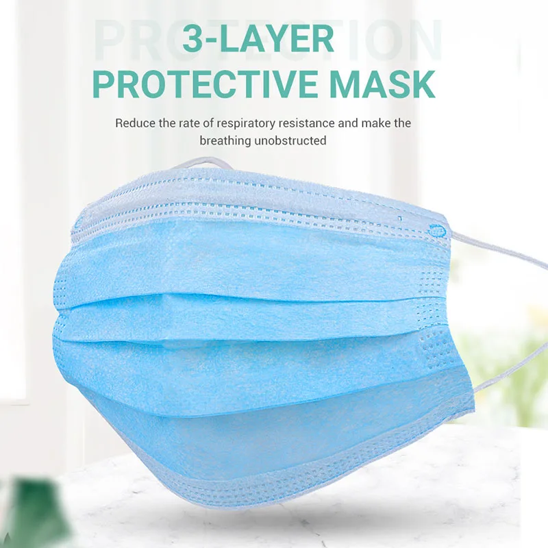 3PCS Anti-virus Mask Disposable Protective Mask 3 Layers Dustproof Facial Protective Cover Mask Maldehyde Prevent bacteria
3PCS Anti-virus Mask Disposable Protective Mask 3 Layers Dustproof Facial Protective Cover Mask Maldehyde Prevent bacteria