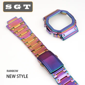 Watch band DW5600 GW-5000 5035 GW-M5610 high quality 316L stainless steel watchband and case for metal strap steel belt tools
Watch band DW5600 GW-5000 5035 GW-M5610 high quality 316L stainless steel watchband and case for metal strap steel belt tools