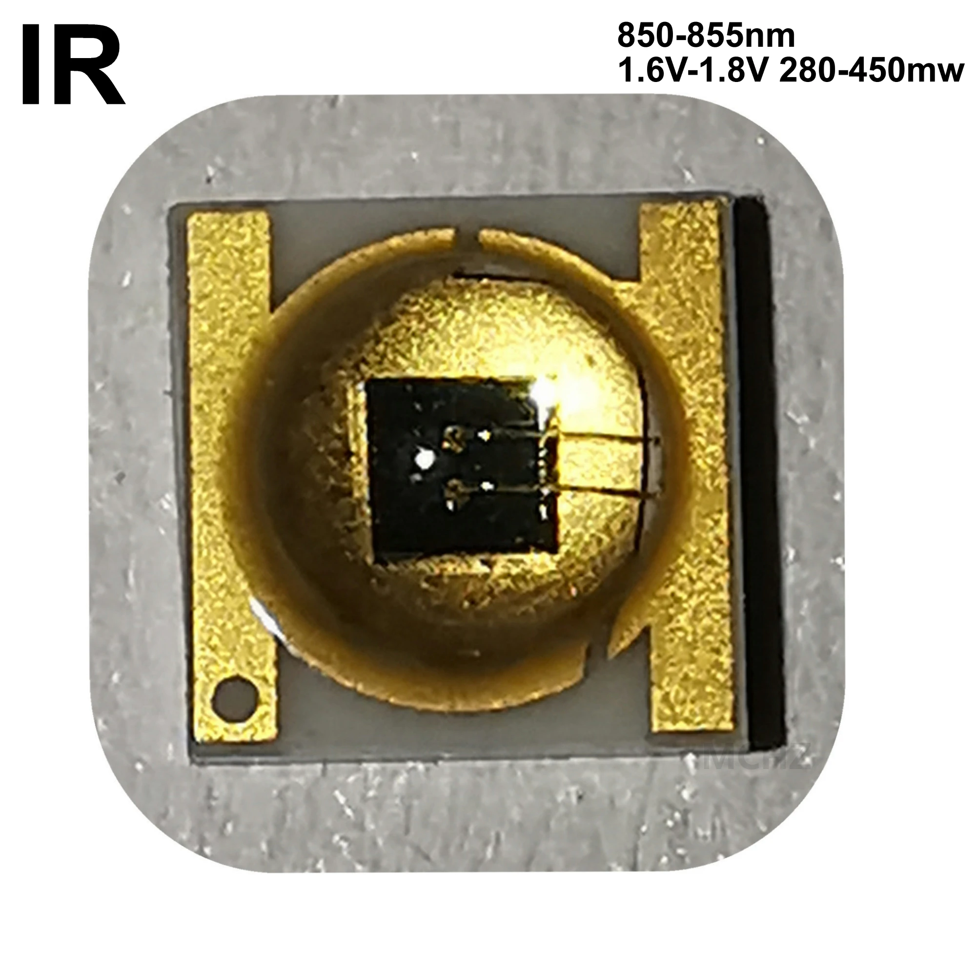 120PCS 3535 1W Replace 1W Infrared IR 850nm High Power LED Emitter Diode 90 Degree Luminescence Angl
120PCS 3535 1W Replace 1W Infrared IR 850nm High Power LED Emitter Diode 90 Degree Luminescence Angl