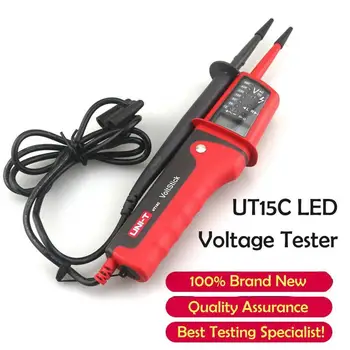 UNI-T UT15B Waterproof Multi-function Voltage Detectors Volt Testing Pen AC DC Voltmeter Beeper and LED Light Indicator
UNI-T UT15B Waterproof Multi-function Voltage Detectors Volt Testing Pen AC DC Voltmeter Beeper and LED Light Indicator
