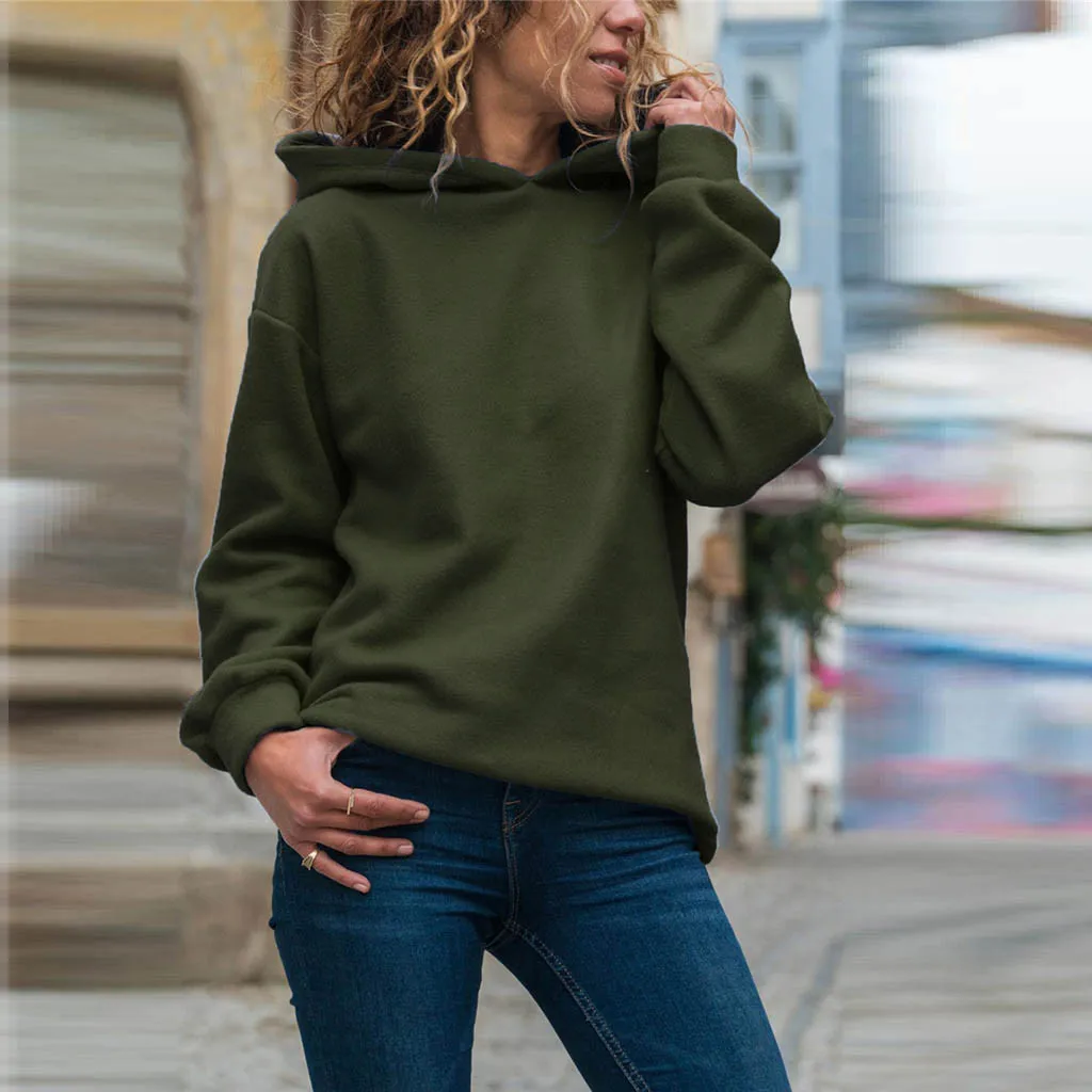2019 Ladies Autumn velvet Solid Pullover Fashion Sweatshirt Casual Hoodie Blouse Tee Tops Female Women's Long Sleeve Pullover 
2019 Ladies Autumn velvet Solid Pullover Fashion Sweatshirt Casual Hoodie Blouse Tee Tops Female Women's Long Sleeve Pullover