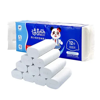 12 Rolls four Layer Toilet Paper Bulk Rolls Bath Tissue Paper Household Bathroom Soft Skin-friendly Paper Towels New
12 Rolls four Layer Toilet Paper Bulk Rolls Bath Tissue Paper Household Bathroom Soft Skin-friendly Paper Towels New