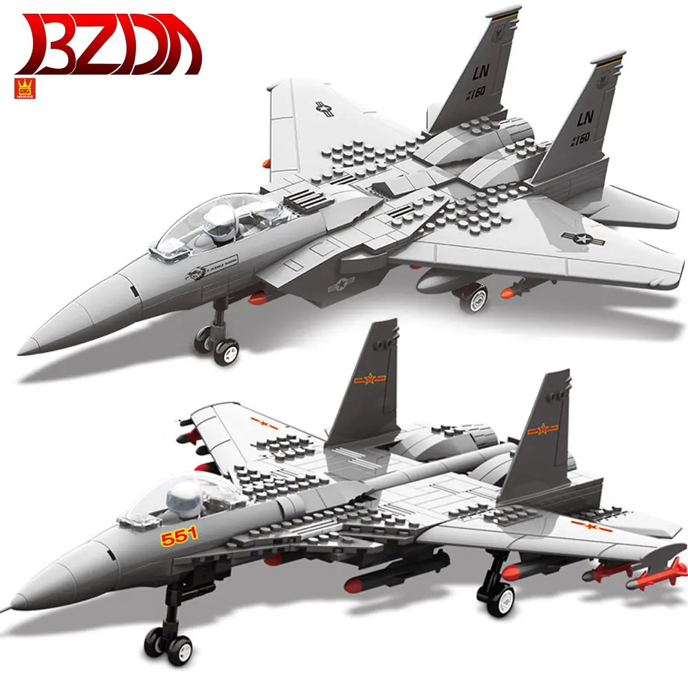 BZDA Military Technic Airplane J15 Flying Shark Carrier-based Fighter Building Blocks Mini Model Fighter Aircraft Toys Bricks
BZDA Military Technic Airplane J15 Flying Shark Carrier-based Fighter Building Blocks Mini Model Fighter Aircraft Toys Bricks