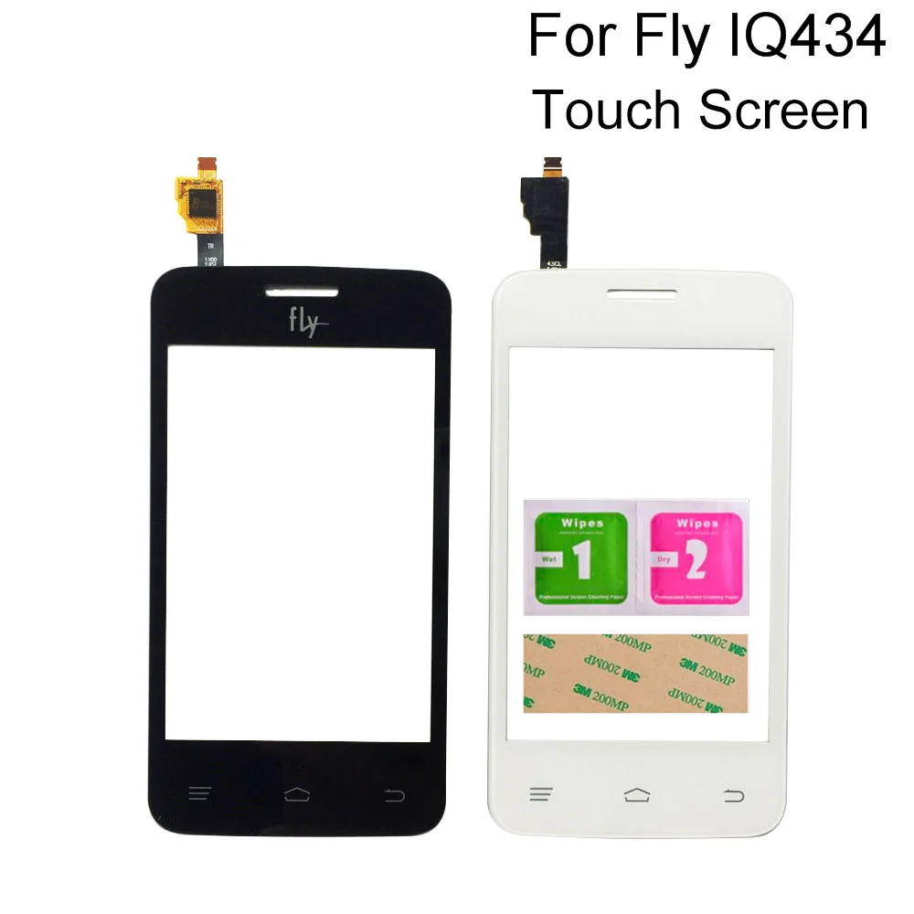 Touchscreen Lens Sensor For Fly IQ434 Touch Screen Digitizer Replacement Tools 3M Glue | Мобильные телефоны и аксессуары