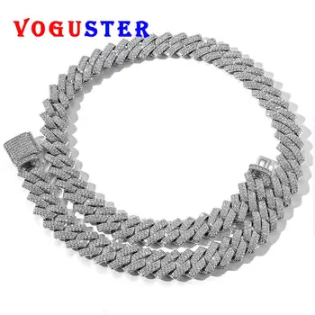 VOGUSTER Brand High Quality Cubic Zirconia Micro Pave 14mm Width Cuba HIPHOP Necklace Chains
VOGUSTER Brand High Quality Cubic Zirconia Micro Pave 14mm Width Cuba HIPHOP Necklace Chains