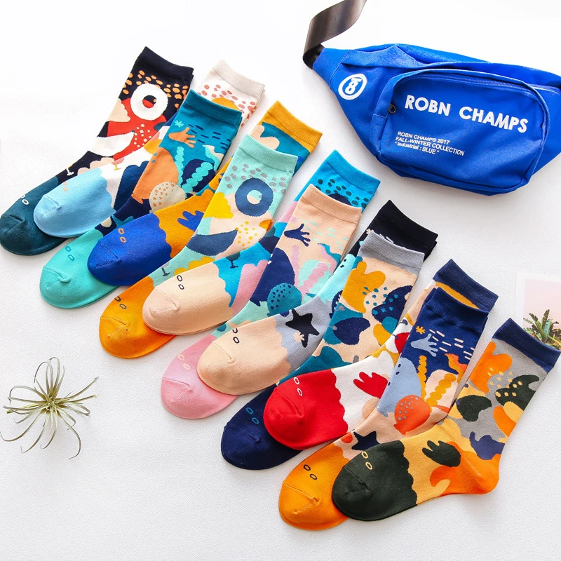 Novelty Socks Men New 2019 Casual Men Socks Breathable Casual Cartoon Combed Cotton Lovers Funny Socks Fashion Happy Socks Women
Novelty Socks Men New 2019 Casual Men Socks Breathable Casual Cartoon Combed Cotton Lovers Funny Socks Fashion Happy Socks Women