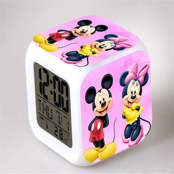 Disney Mickey Minnie Mouse Alarm Clock 7 Colors Changing Night Light LED Digital Alarm Clocks Room Desk Light Kids Wake Up Light
Disney Mickey Minnie Mouse Alarm Clock 7 Colors Changing Night Light LED Digital Alarm Clocks Room Desk Light Kids Wake Up Light