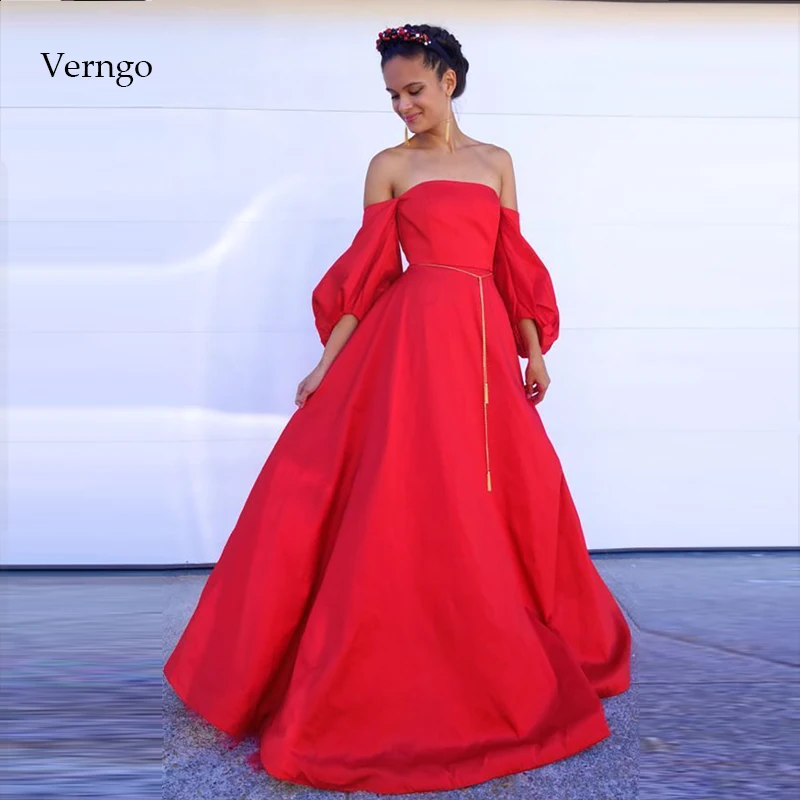 Verngo Evening Dress Red Satin Formal Party Dress Fashion Prom Gown Evening Dresses Long Robe De Soiree
Verngo Evening Dress Red Satin Formal Party Dress Fashion Prom Gown Evening Dresses Long Robe De Soiree