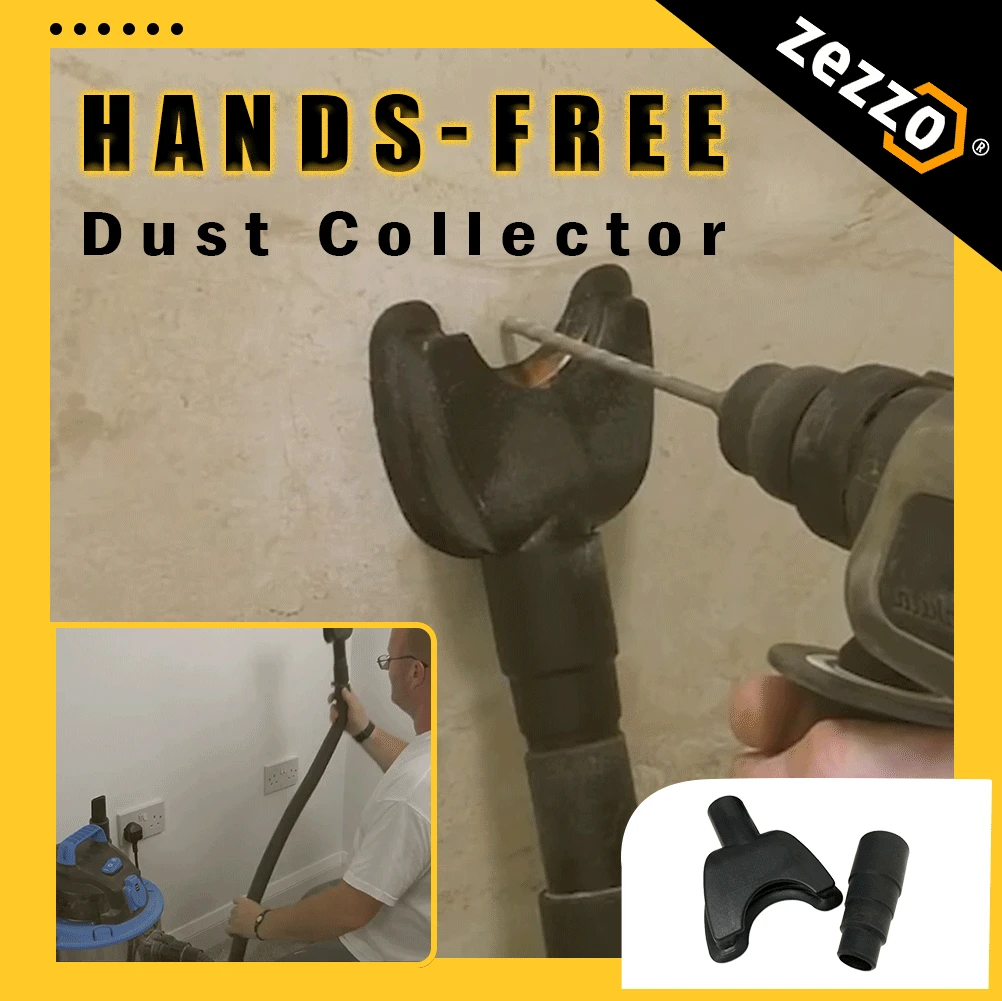 Zezzo® Hands-Free Dust Collector Suction Electric Drill Dust Collector Universal Dustproof Device Works With All Drill Types
Zezzo® Hands-Free Dust Collector Suction Electric Drill Dust Collector Universal Dustproof Device Works With All Drill Types