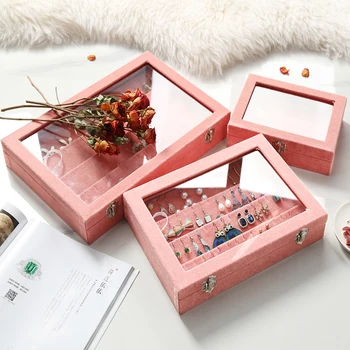 Korean Style Fresh And Simple Girl Earrings Plate Jewelry Box Protable Wooden Earrings Ring Multi-function Jewelry Storage Box
Korean Style Fresh And Simple Girl Earrings Plate Jewelry Box Protable Wooden Earrings Ring Multi-function Jewelry Storage Box