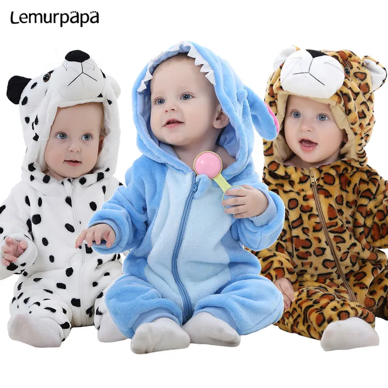2021 одежда для малышей Комбинезоны От 0 до 3 лет Милый комбинезон с леопардовым